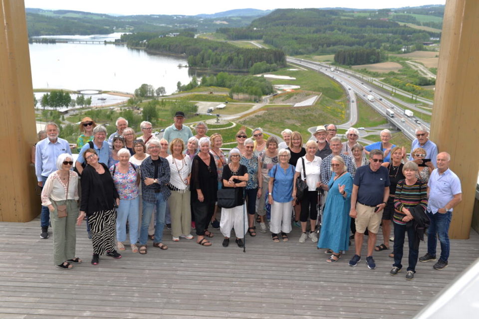 På toppen av Mjøstårnet